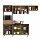 Cozinha Compacta 7 Portas 2 Gavetas Lia Poliman Móveis Carval