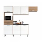 Cozinha Compacta 7 Portas 2 Gavetas Lia Poliman Móveis Carval