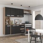 Cozinha Compacta 7 Portas 2 Gavetas Suspensa Armário E Balcão