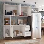 Cozinha Compacta 7 Portas 2 Gavetas Suspensa Armário E Balcão