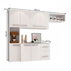 Cozinha Compacta 7 Portas 2 Gavetas Suspensa Armário E Balcão