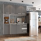 Cozinha Compacta 7 Portas 2 Gavetas Suspensa Armário E Balcão