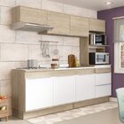 Cozinha Compacta 7 Portas 3 Gavetas Com Rodapé Slim Decibal