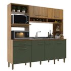 Cozinha Compacta 7 Portas E 1 Gaveta Ipê/arbo