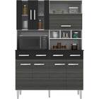 Cozinha Compacta 7 Portas E 4 Gavetas Melissa - Poquema - Gri