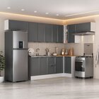 Cozinha Compacta 8 Peças 5 Aéreos 3 Balcões Soho Cabecasa Mad