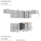 Cozinha Compacta 8 Peças 5 Aéreos 3 Balcões Soho Cabecasa Mad