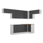 Cozinha Compacta 8 Peças 5 Aéreos 3 Balcões Soho Cabecasa Mad