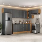 Cozinha Compacta 8 Peças 5 Aéreos 3 Balcões Soho Cabecasa Mad