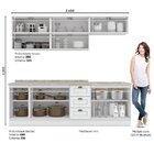 Cozinha Compacta 8 Peças Emily  Branco Hp/calcare