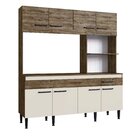 Cozinha Compacta 8 Portas 1 Gaveta 2 Nichos Luisa  Móveis Ita