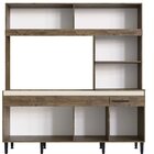 Cozinha Compacta 8 Portas 1 Gaveta 2 Nichos Luisa  Móveis Ita