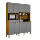 Cozinha Compacta 8 Portas 1 Gaveta Com Tampo Pratic 1600 Chf