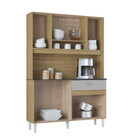 Cozinha Compacta 8 Portas 1 Gaveta Coral Poquema