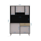 Cozinha Compacta 8 Portas 1 Gaveta Onix Poquema