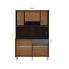 Cozinha Compacta 8 Portas 1 Gaveta Onix Poquema