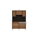 Cozinha Compacta 8 Portas 1 Gaveta Onix Poquema Moveis Chocol