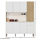 Cozinha Compacta 8 Portas 1 Gaveta Slow Kits Paraná