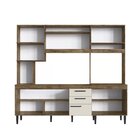 Cozinha Compacta 8 Portas 2 Gavetas 2 Nichos Para Forno Maríl