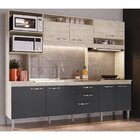 Cozinha Compacta 8 Portas 2 Gavetas 2 Nichos Para Forno Maríl