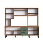 Cozinha Compacta 8 Portas 2 Gavetas 2 Nichos Para Forno Maríl