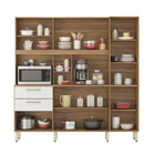 Cozinha Compacta 8 Portas 2 Gavetas Fascino Demóbile