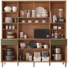 Cozinha Compacta 8 Portas E 2 Gavetas Agata Yescasa Freijó/ve