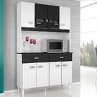 Cozinha Compacta 8 Portas E 2 Gavetas Manu - Poquema - Branco