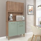 Cozinha Compacta 90cm 4 Portas 1 Gaveta Isabella Fellicci Man