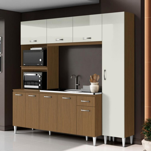 Cozinha Compacta 9 Portas 1 Gaveta Catarina Aramoveis