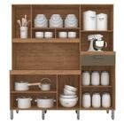 Cozinha Compacta 9 Portas Olívia Carvalho Americano/ Fendi -