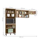 Cozinha Compacta 9 Portas Venado Carvalho Off-white