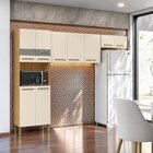 Cozinha Compacta 9 Portas Versalhes Plus Freijó / Soft