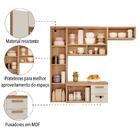 Cozinha Compacta  Aérea Com 04 Portas E 02 Gavetas Smart Cor