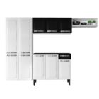 Cozinha Compacta Aço Rose Itatiaia 10 Portas 1 Gaveta Branco