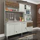 Cozinha Compacta Aéreo, Nicho Para Forno E Balcão De Pia Blum