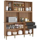 Cozinha Compacta Alice 5 Portas 2 Gavetas Manchester/grafite