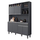 Cozinha Compacta Alice E Balcão Gabinete Com Pia Tatiane 120c