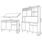 Cozinha Compacta Alice E Balcão Gabinete Com Tampo Tatiane 12