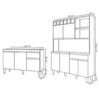 Cozinha Compacta Alice E Balcão Gabinete Sem Tampo Tatiane 12