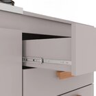 Cozinha Compacta Alta 6 Portas 3 Gavetas Freijó E Fumê Antone