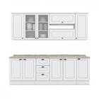 Cozinha Compacta Americana 11 Portas 3 Gavetas Branco - Henn