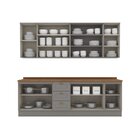 Cozinha Compacta Americana 5 Peças Com 3 Gavetas 100% Mdf Cin