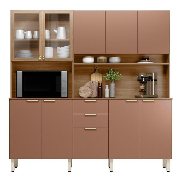 Cozinha Compacta Amora 10 Portas E 2 Gavetas - Demóbile