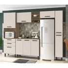 Cozinha Compacta Antonella Teka/champanhe 09 Portas Com 02 Ga