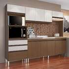 Cozinha Compacta Ariel 10 Pt 2 Gv Marrom E Gelo