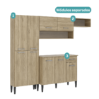 Cozinha Compacta Arizona Glam Carvalho Carraro