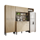 Cozinha Compacta Arizona Glam Carvalho Carraro