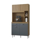 Cozinha Compacta Armário Organizador Duda 90cm Com Gaveta