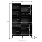 Cozinha Compacta Atena 5 Portas 1 Gaveta Preto Onix - Gralar